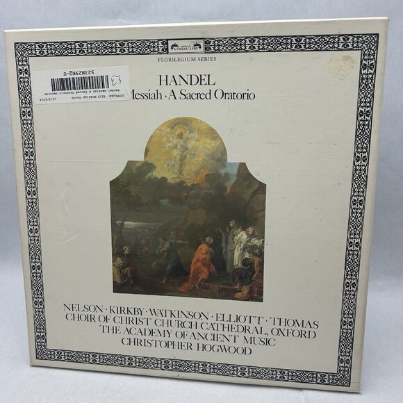 Messiah A Sacred Oratorio 3LP BOX SET - Georg Friedrich Handel - Picture 1 of 4